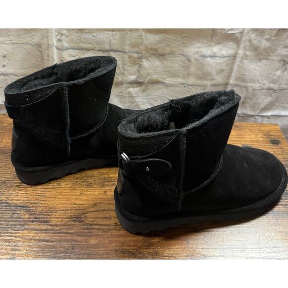 BearPaw Black Ankle Boots - Picture 4 of 8